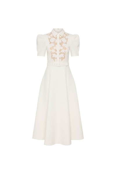 【ペット ア ポルテ】La crème de Fraise リボン付 Parrish Short Sleeve Midi Dress – Rebecca Vallance