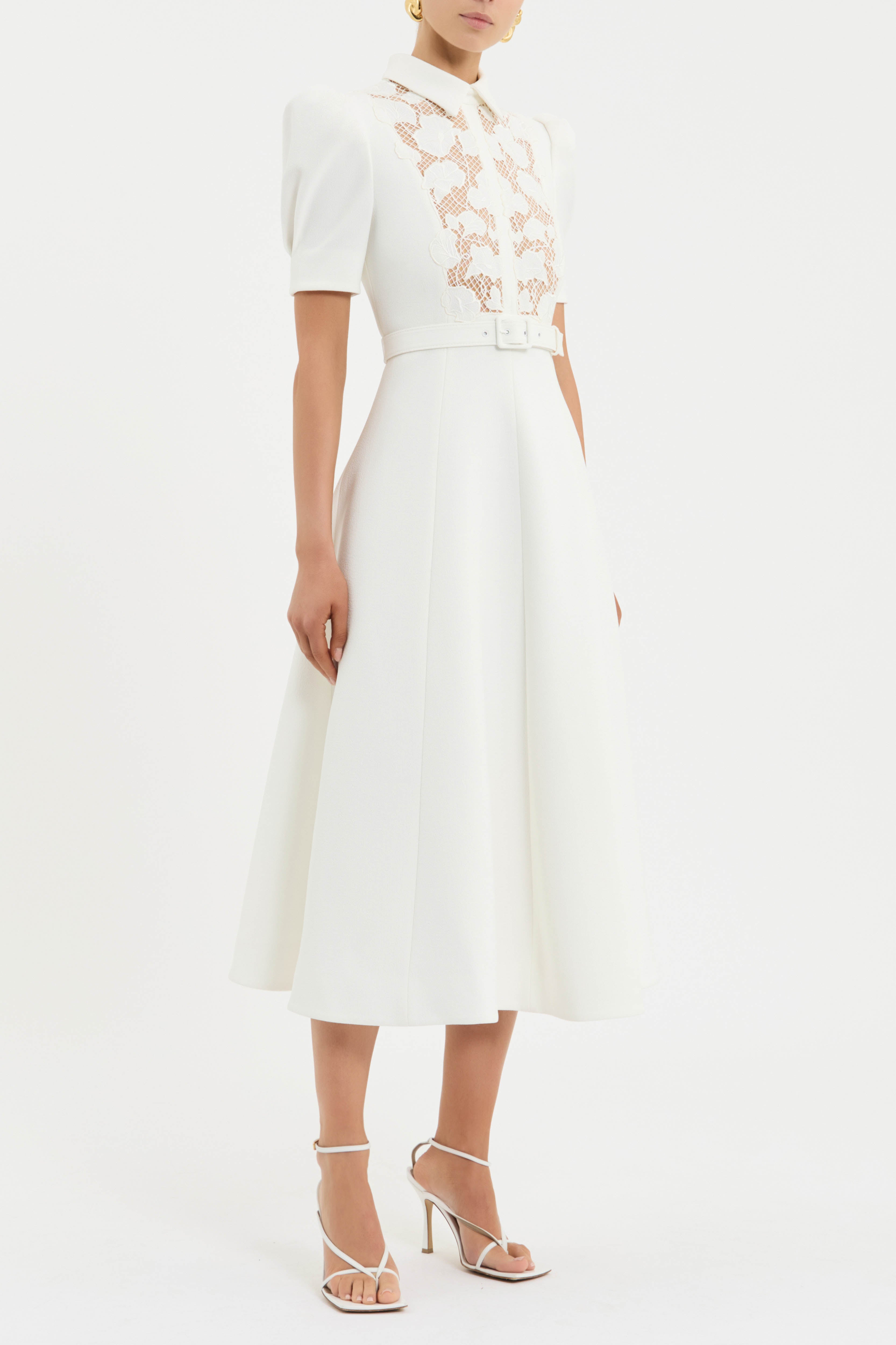 Parrish Short Sleeve Midi Dress – Rebecca Vallance
