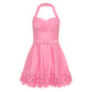 Petalite Halter Mini Dress