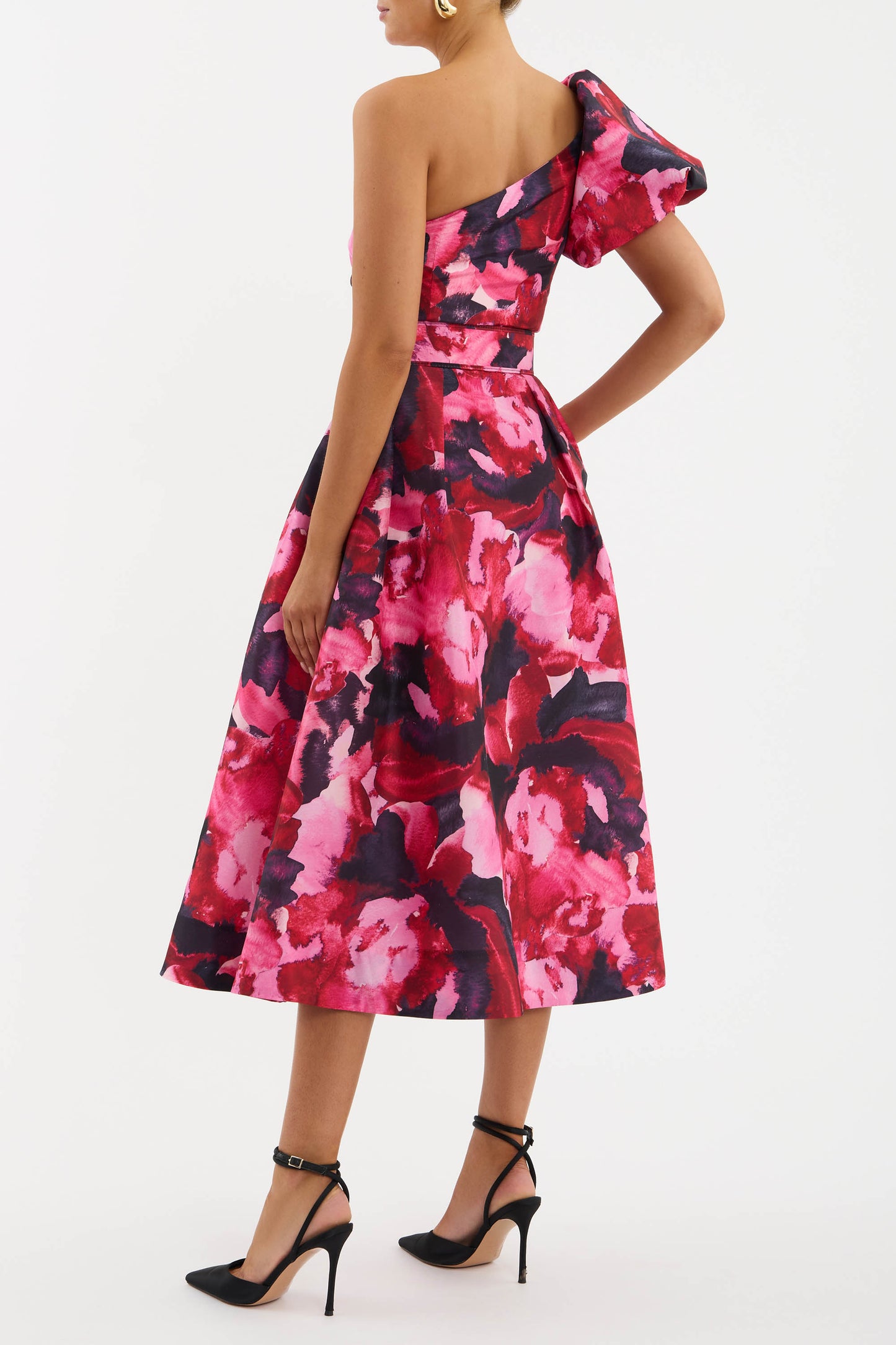 Petunia One Shoulder Midi Dress