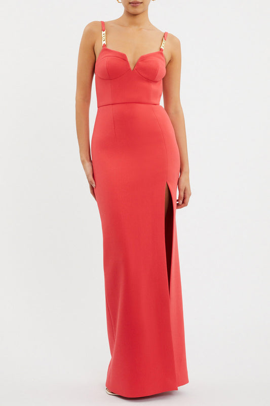 Piero Gown Tangerine