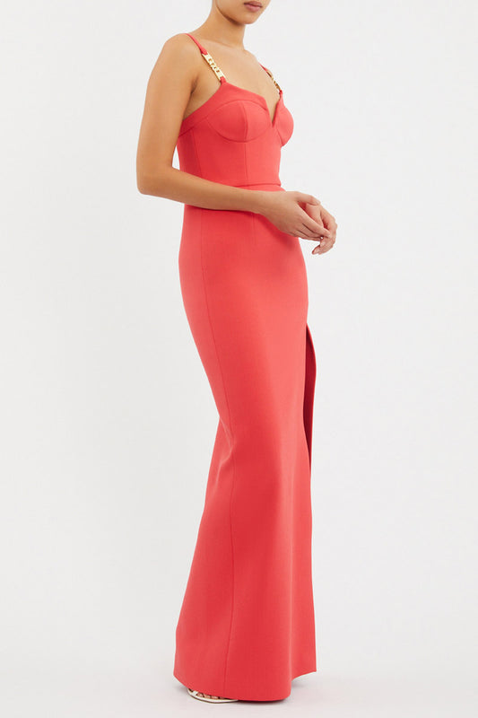 Piero Gown Tangerine