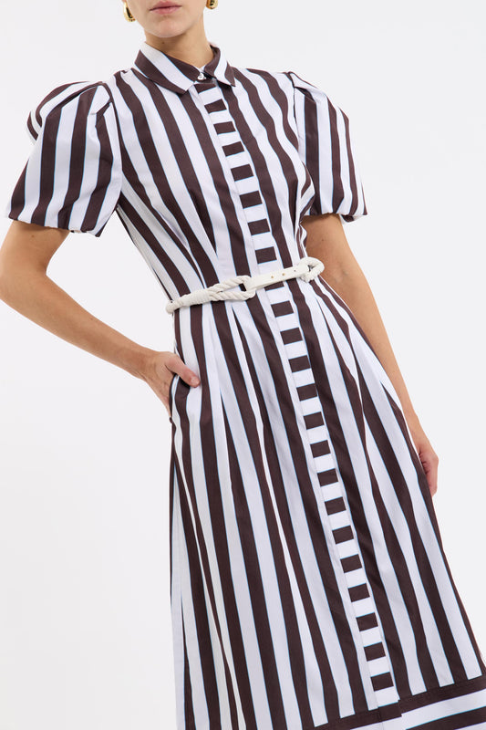 Pippa Puff Sleeve Midi Dress