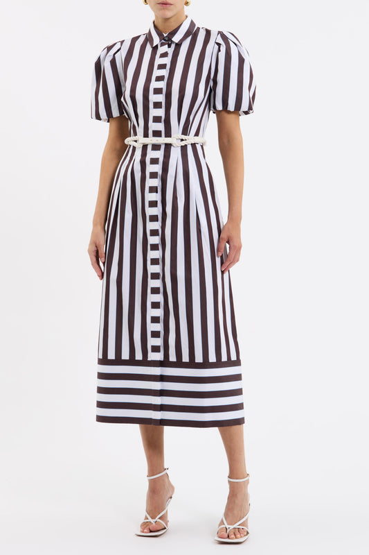 Pippa Puff Sleeve Midi Dress