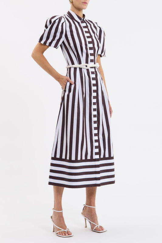 Pippa Puff Sleeve Midi Dress