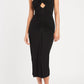 Riccardo Midi Dress Black