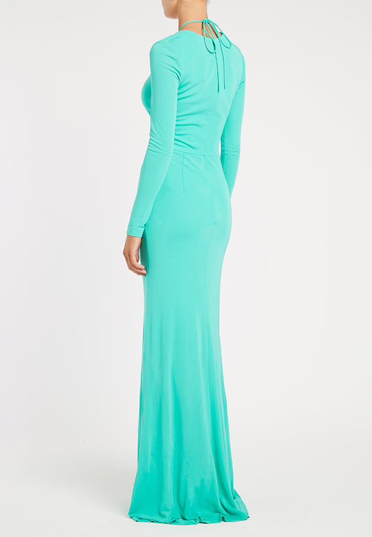 Riccardo Gown Turquoise