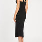 Riccardo Midi Dress Black