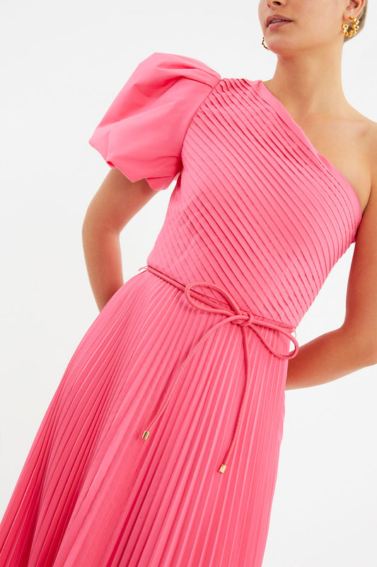 Rosa One Shoulder Midi Dress