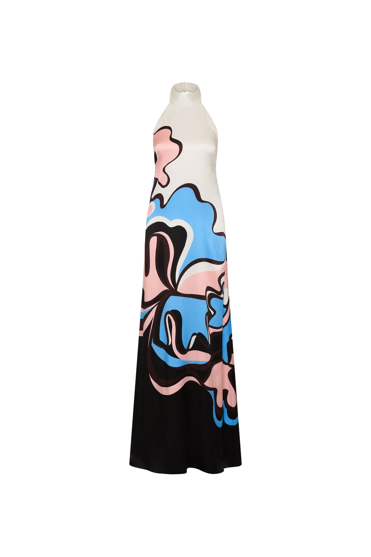 Barbados Breeze Halter Maxi Dress