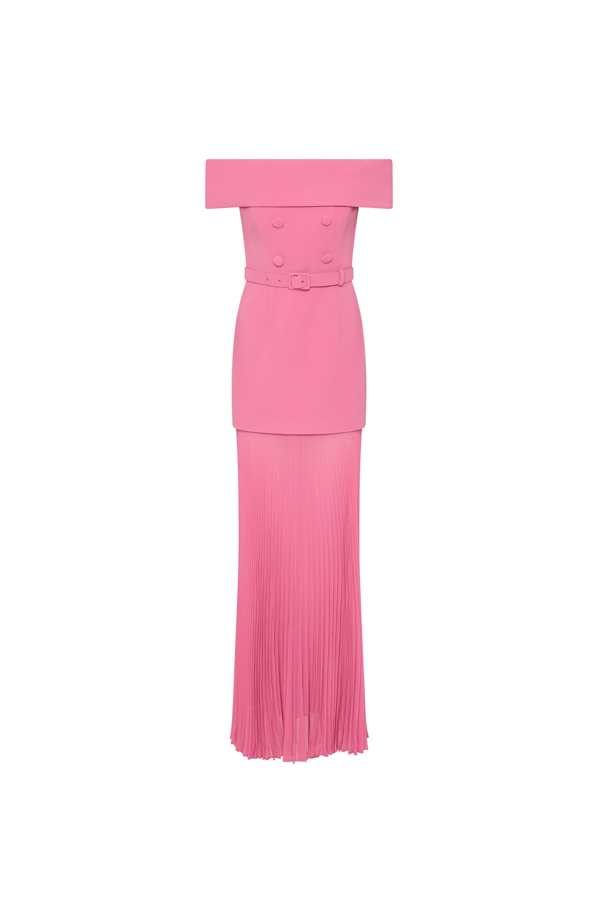 Muriel Off The Shoulder Midi Dress – Rebecca Vallance