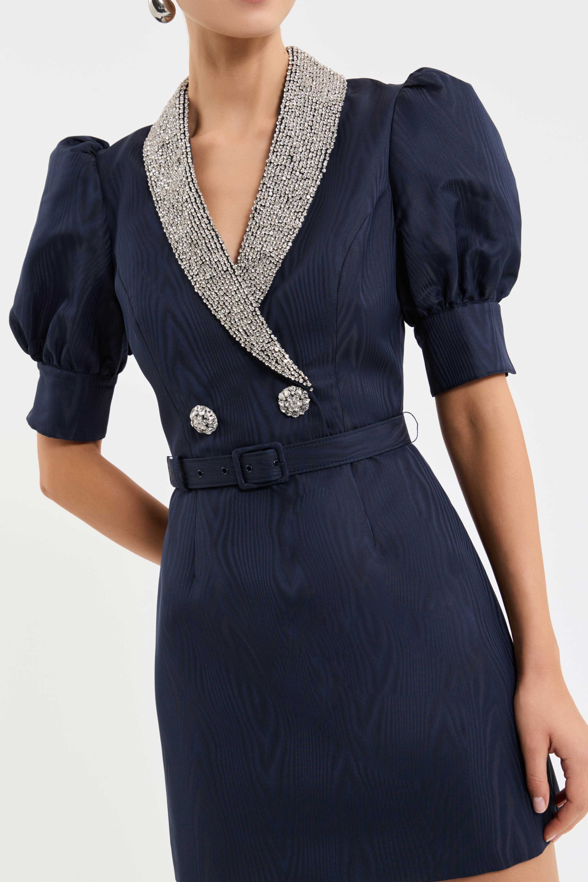 sapphire mini dress Zaya Ruched Mini