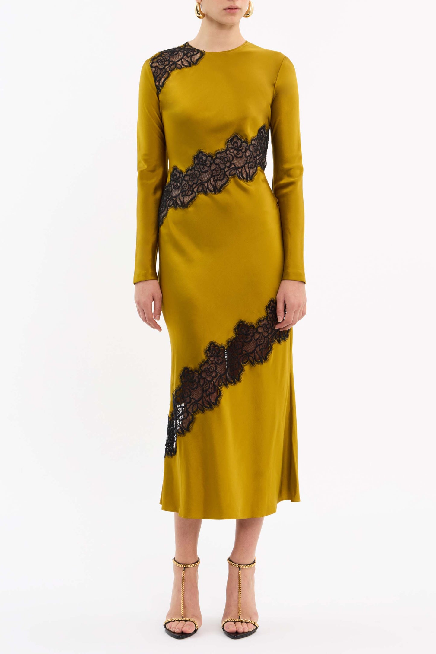 Selena Long Sleeve Midi Dress