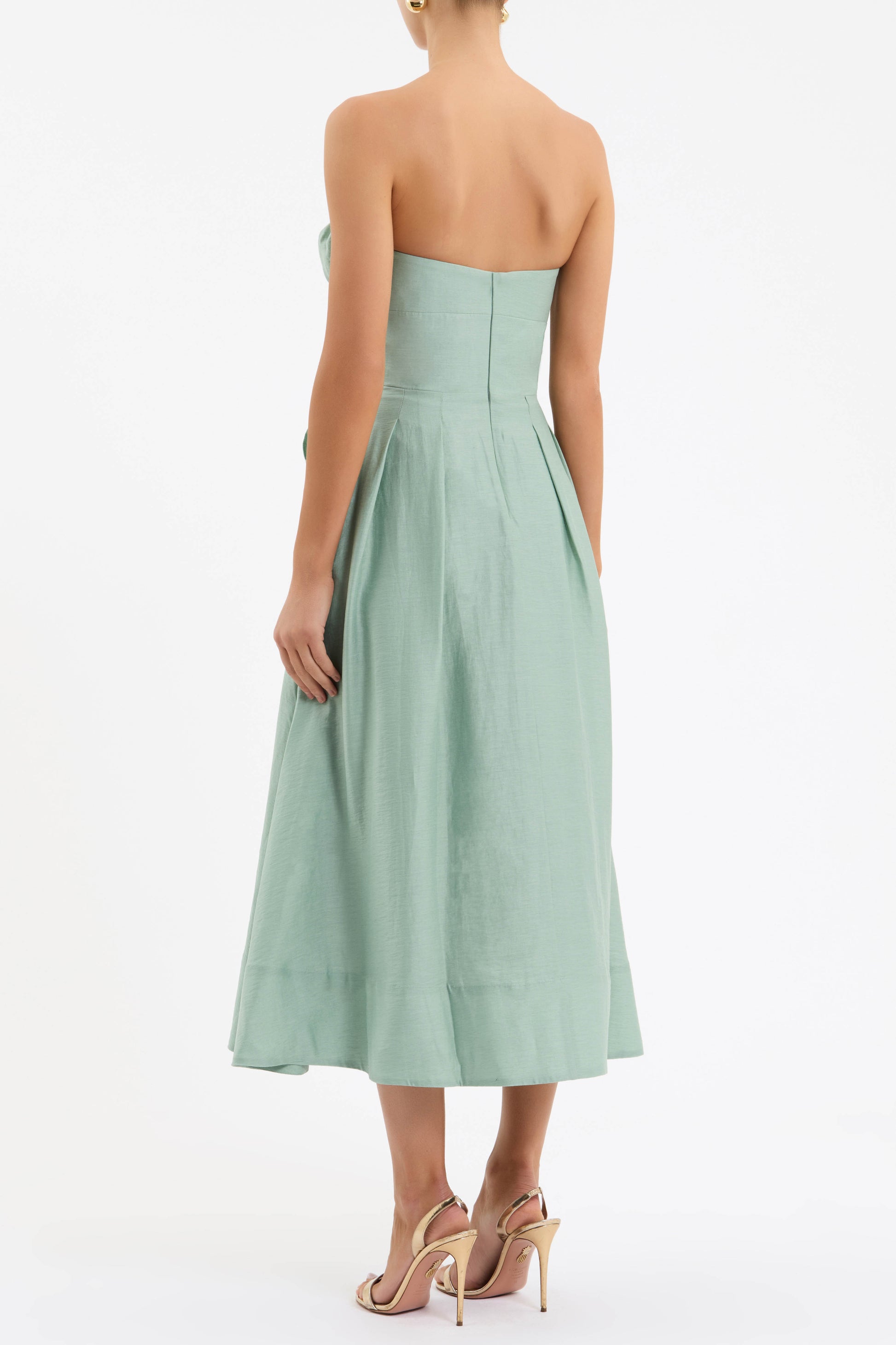 Serenity Strapless Midi Dress  Rebecca Vallance