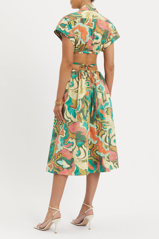 Suspicious Minds Cut Out Midi Dress