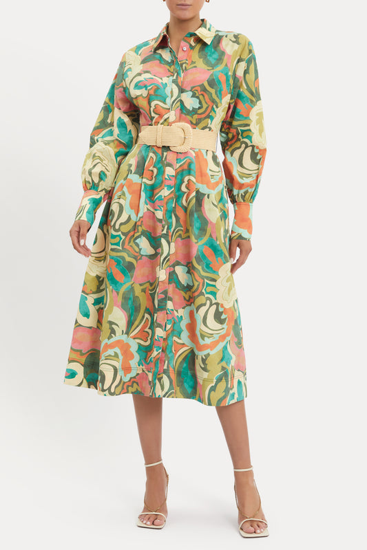 Suspicious Minds Midi Dress