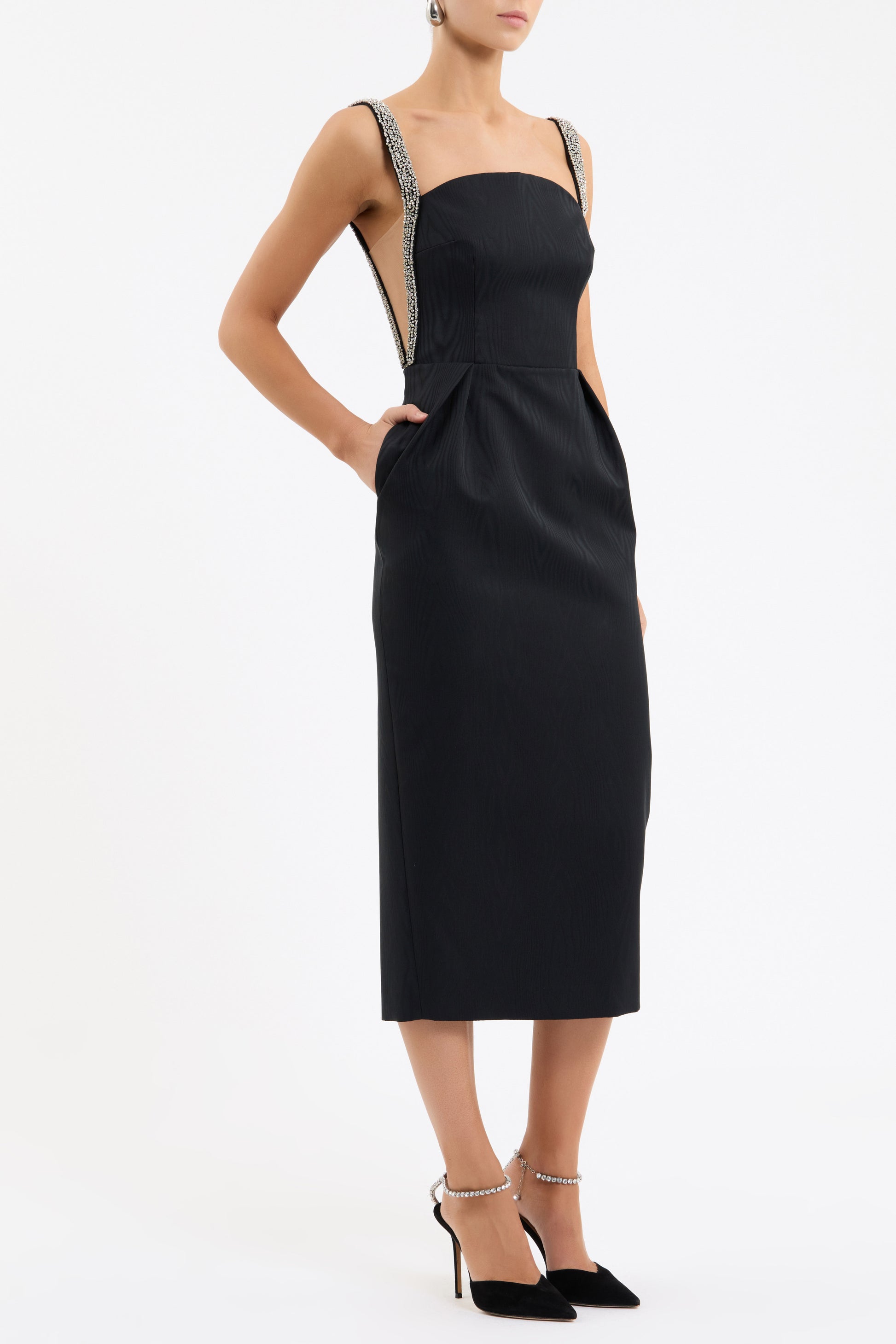 Teles Embellished Midi Dress Rebecca Vallance Teles Embellished Midi Dress Rebecca Vallance