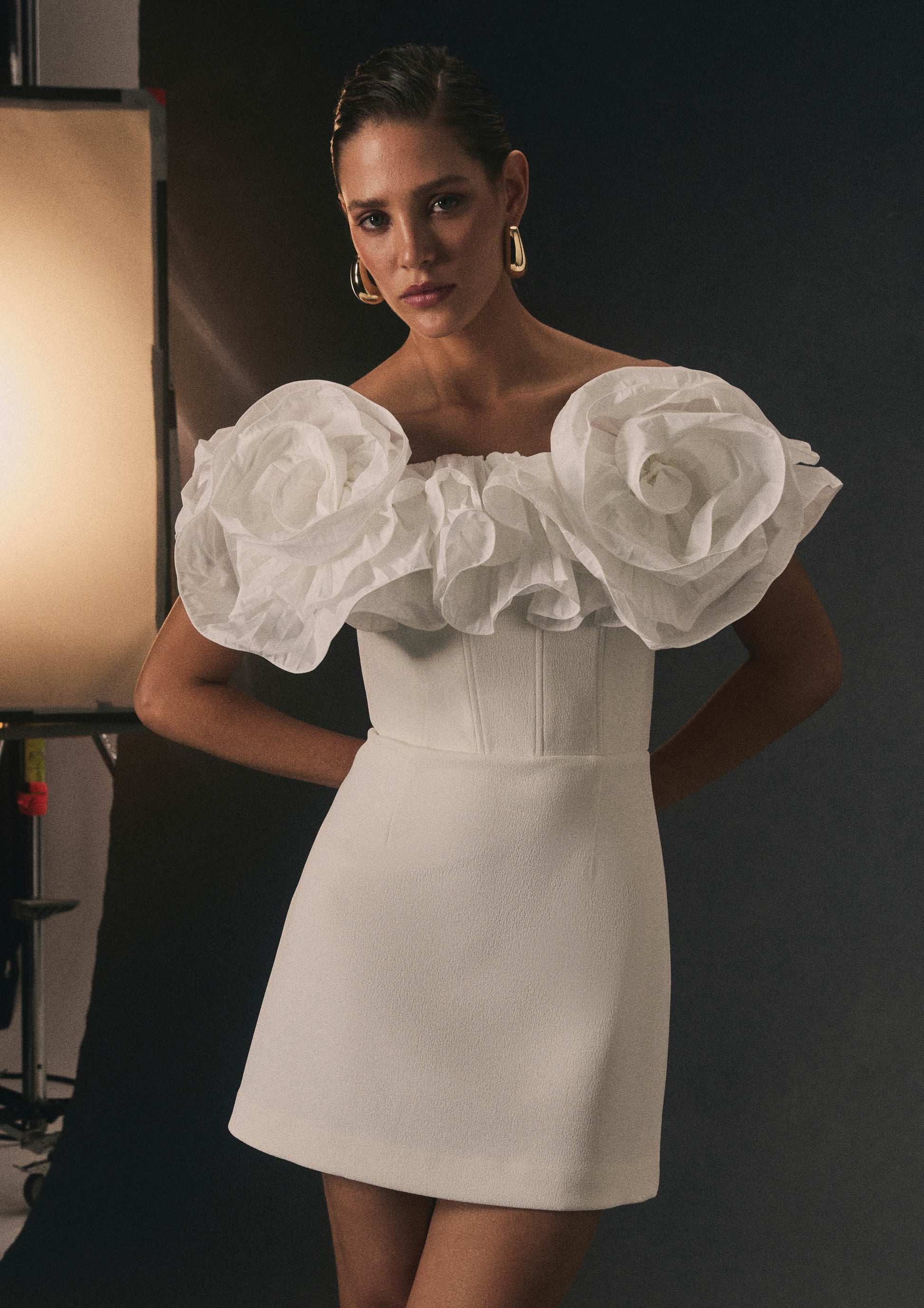 rebecca vallance delaney mini dress Rebecca Vallance Delaney Embellished Mini Dress In Ivory - 60% Off