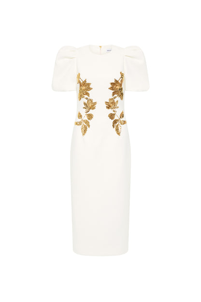 Versailles Midi Dress Ivory