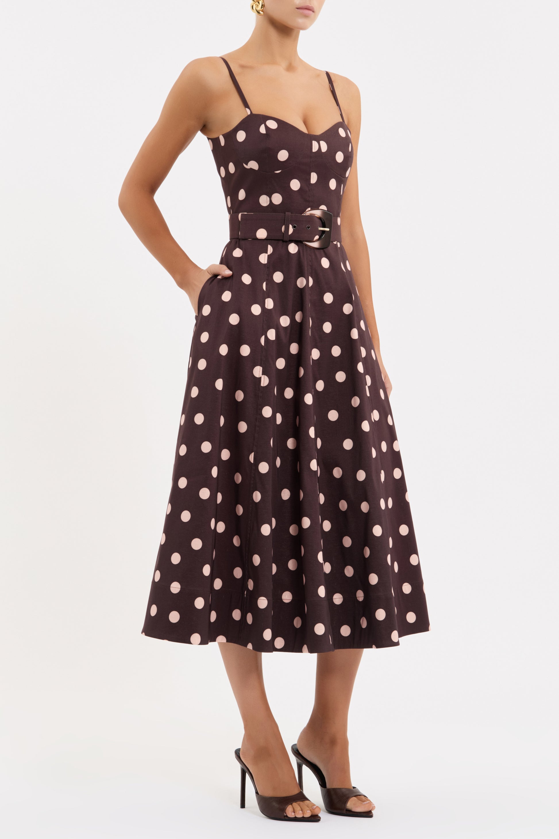 Vivianne Strap Midi Dress – Rebecca Vallance Vivianne Strap Midi Dress – Rebecca Vallance