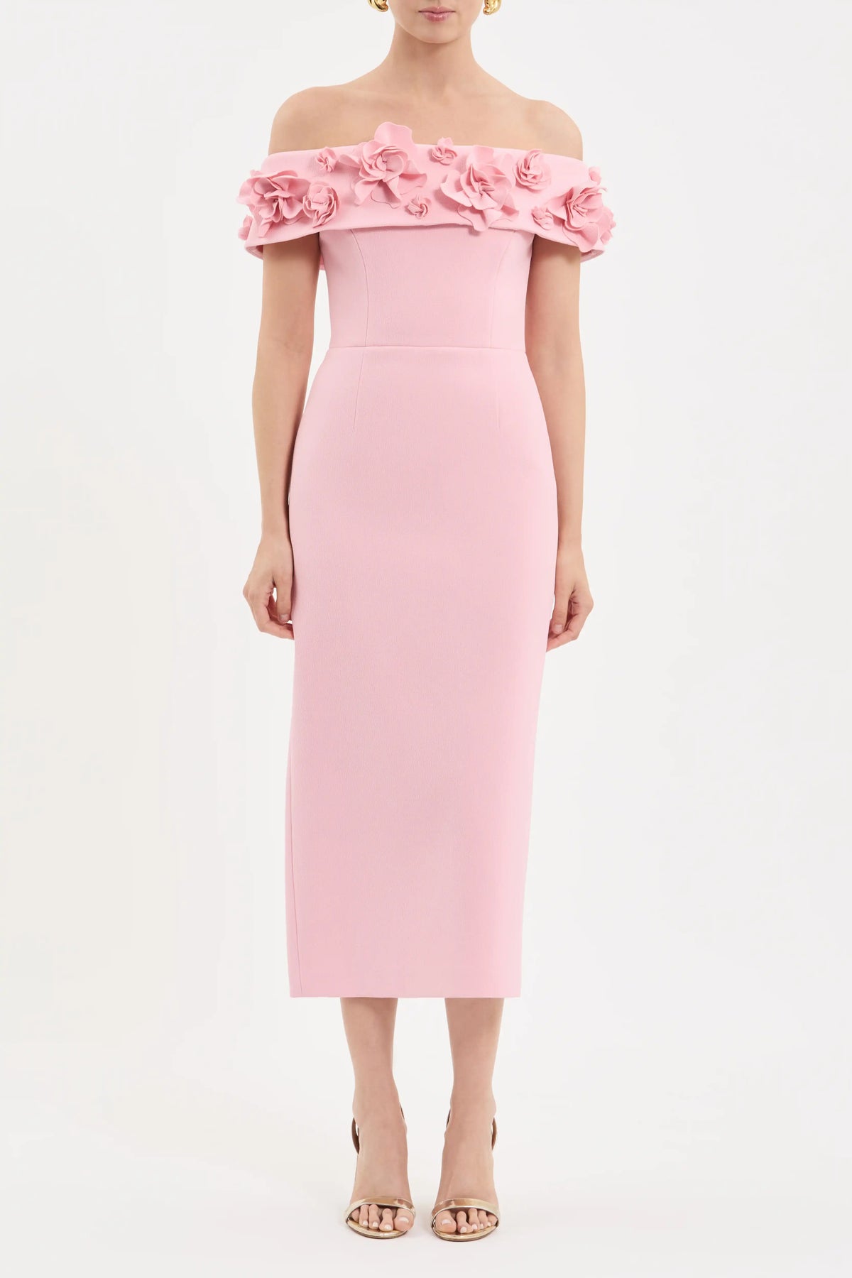 Yorkshire Off The Shoulder Midi Dress