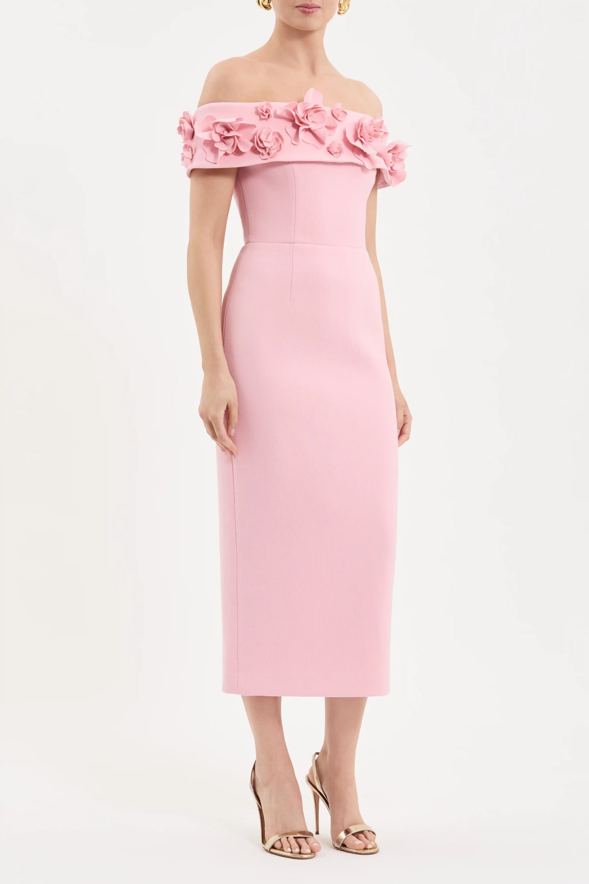 Yorkshire Off The Shoulder Midi Dress