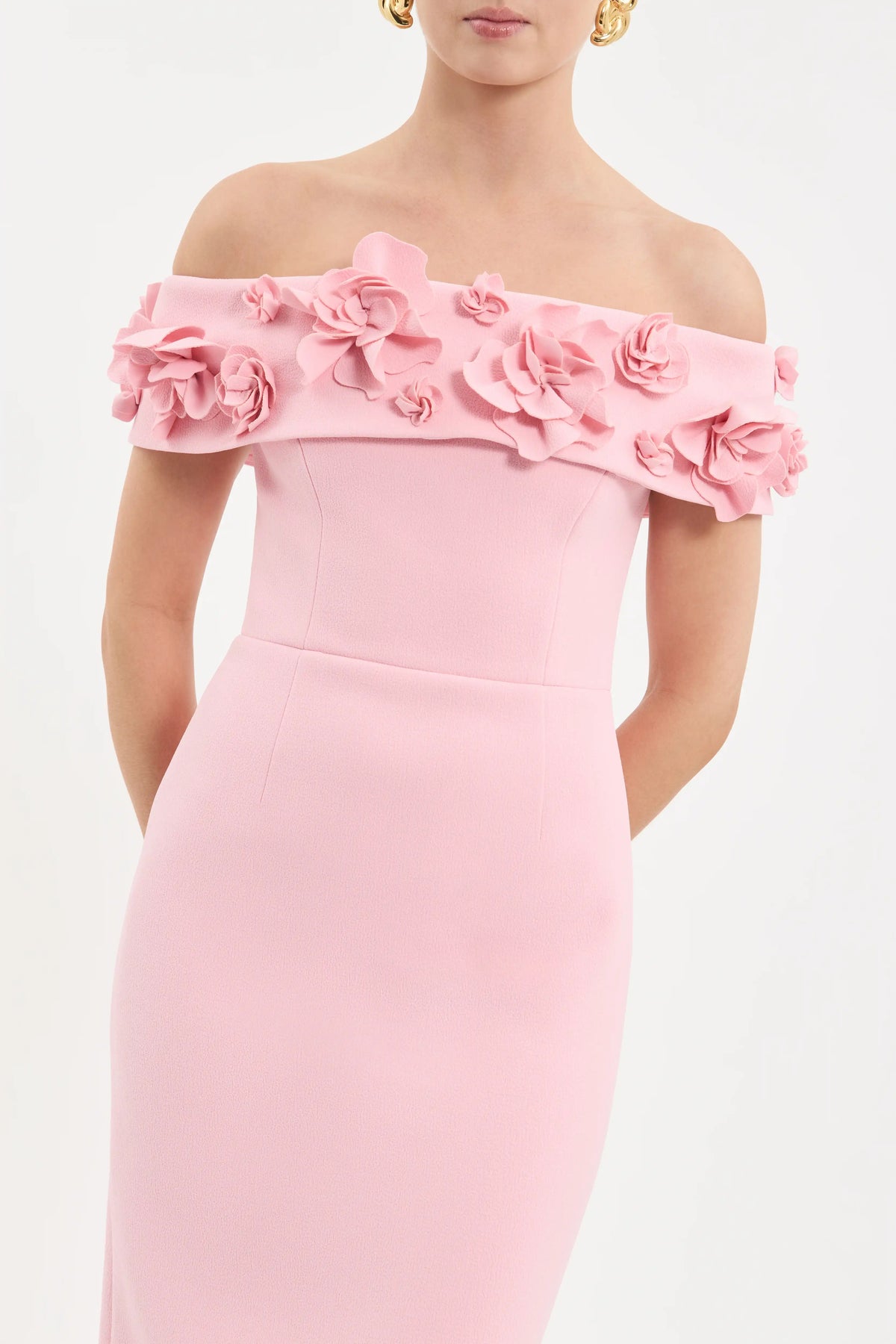 Yorkshire Off The Shoulder Midi Dress
