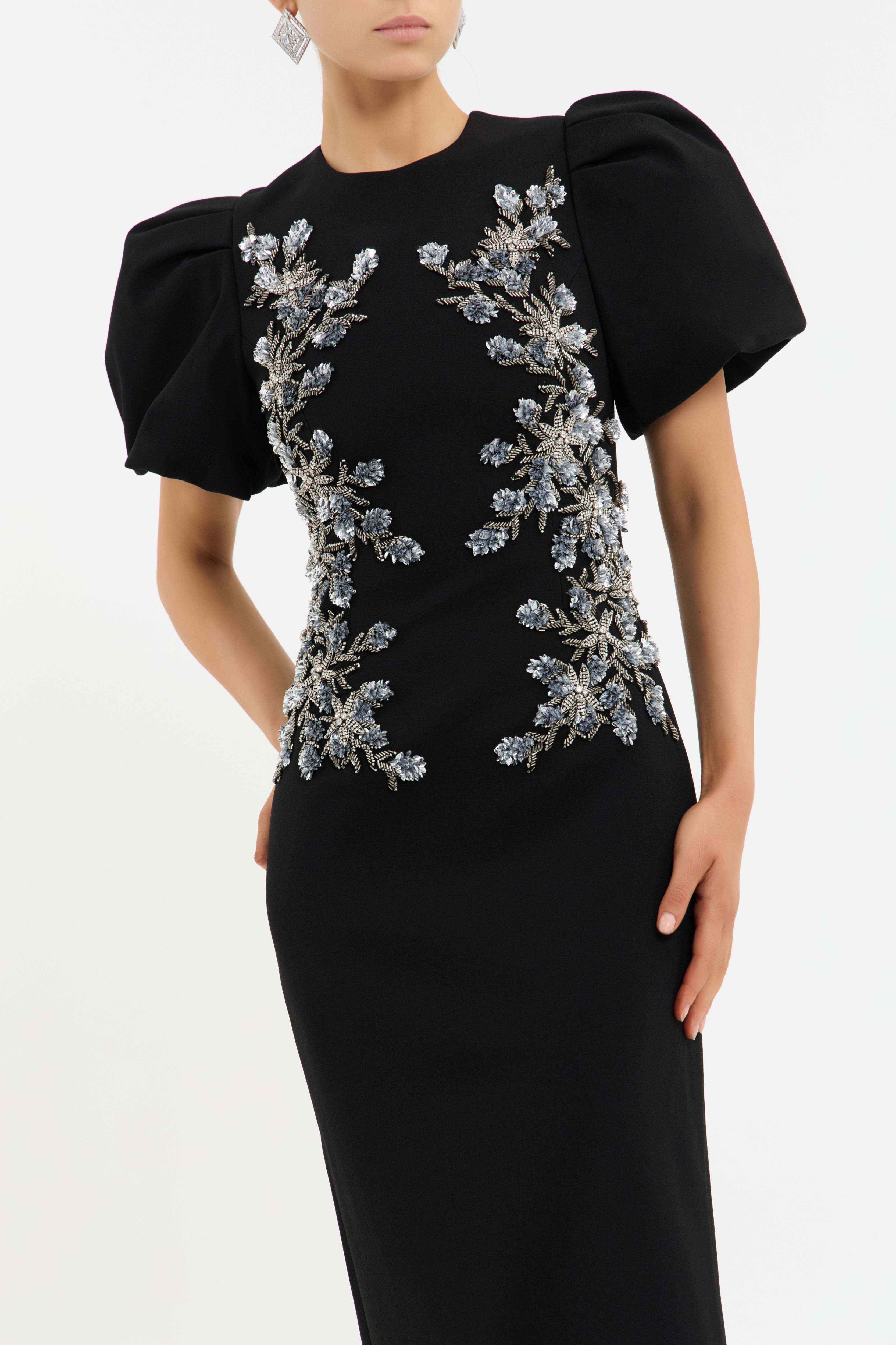 Zephyr Puff Sleeve Gown – Rebecca Vallance